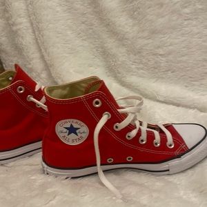 Red High top converse!